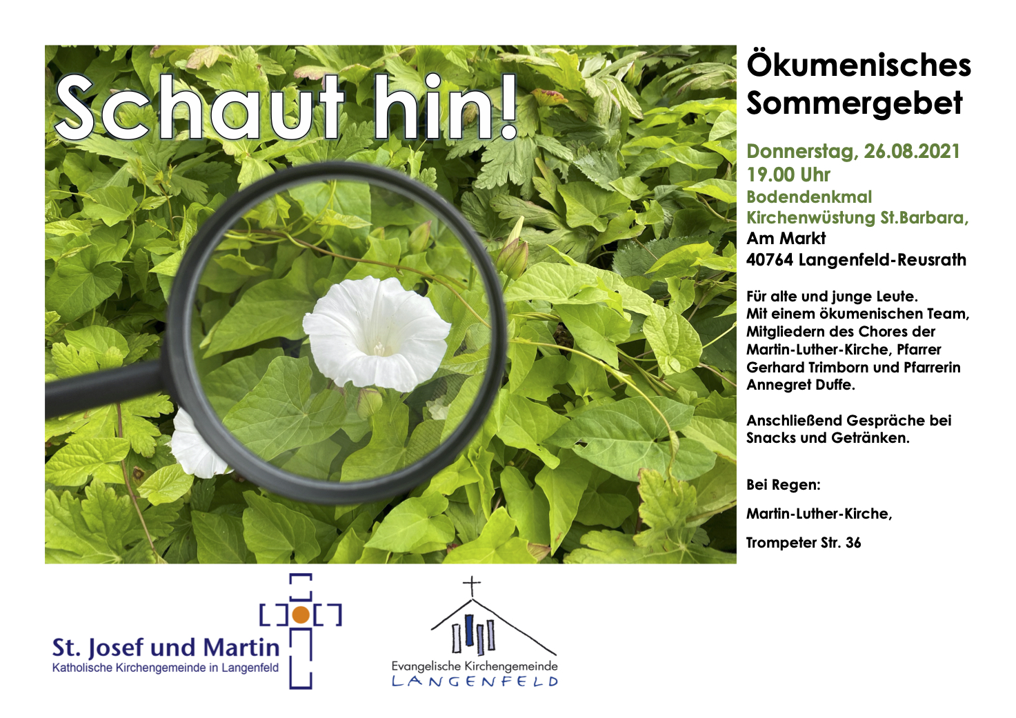 2021 Sommergebet Plakat