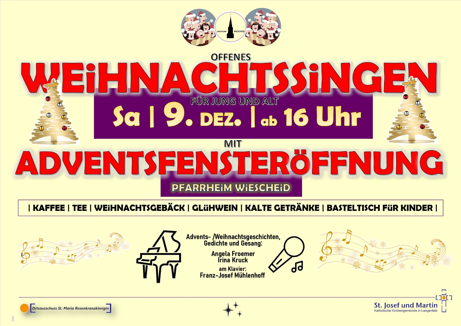 Flyer Weihnachtssingen