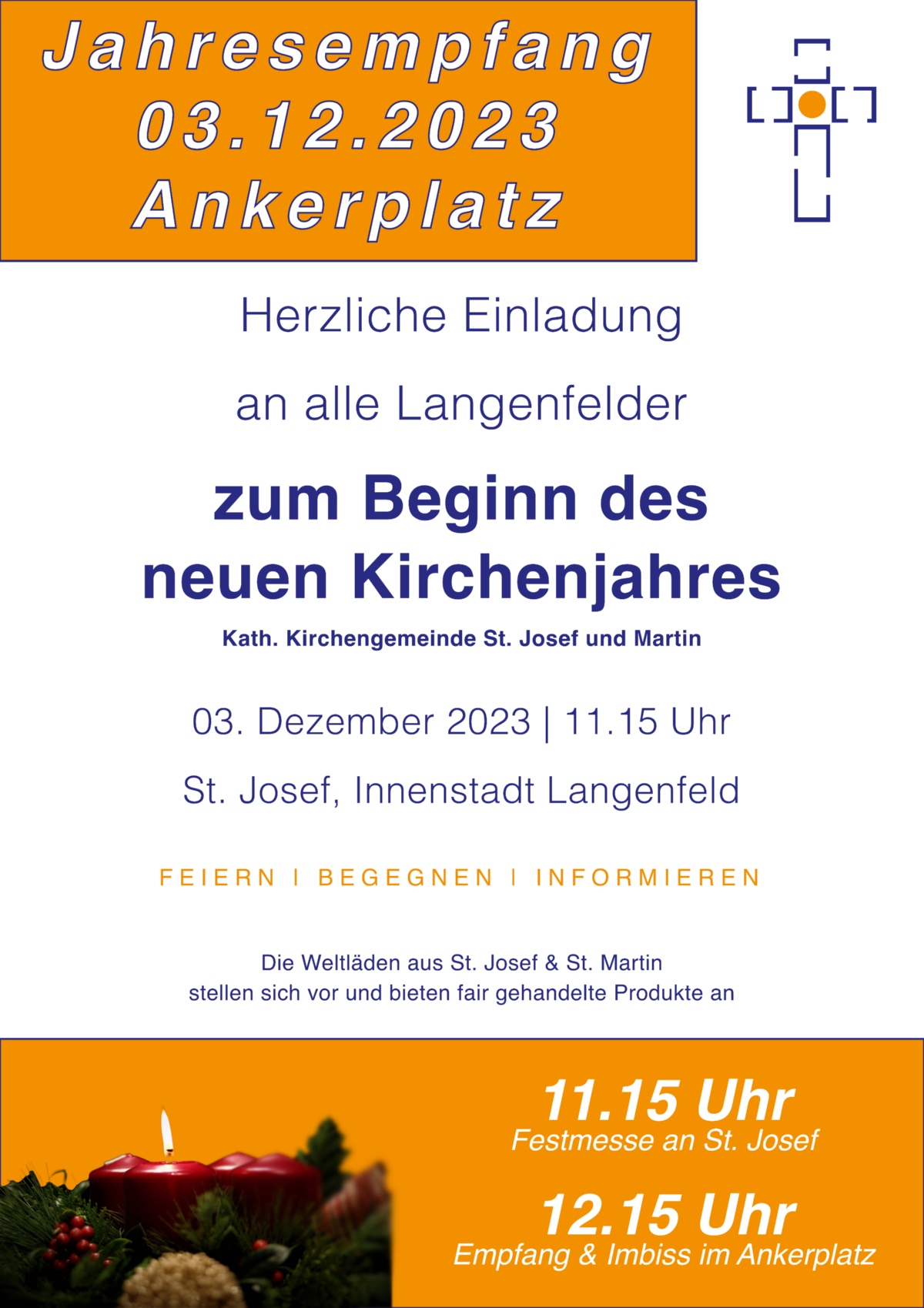 Jahresempfang Plakat A1 hochkant