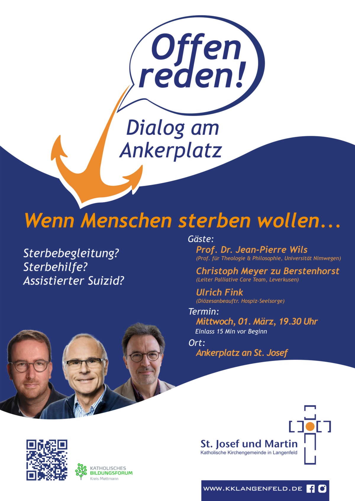 Plakat Offen Reden März 2023 A1