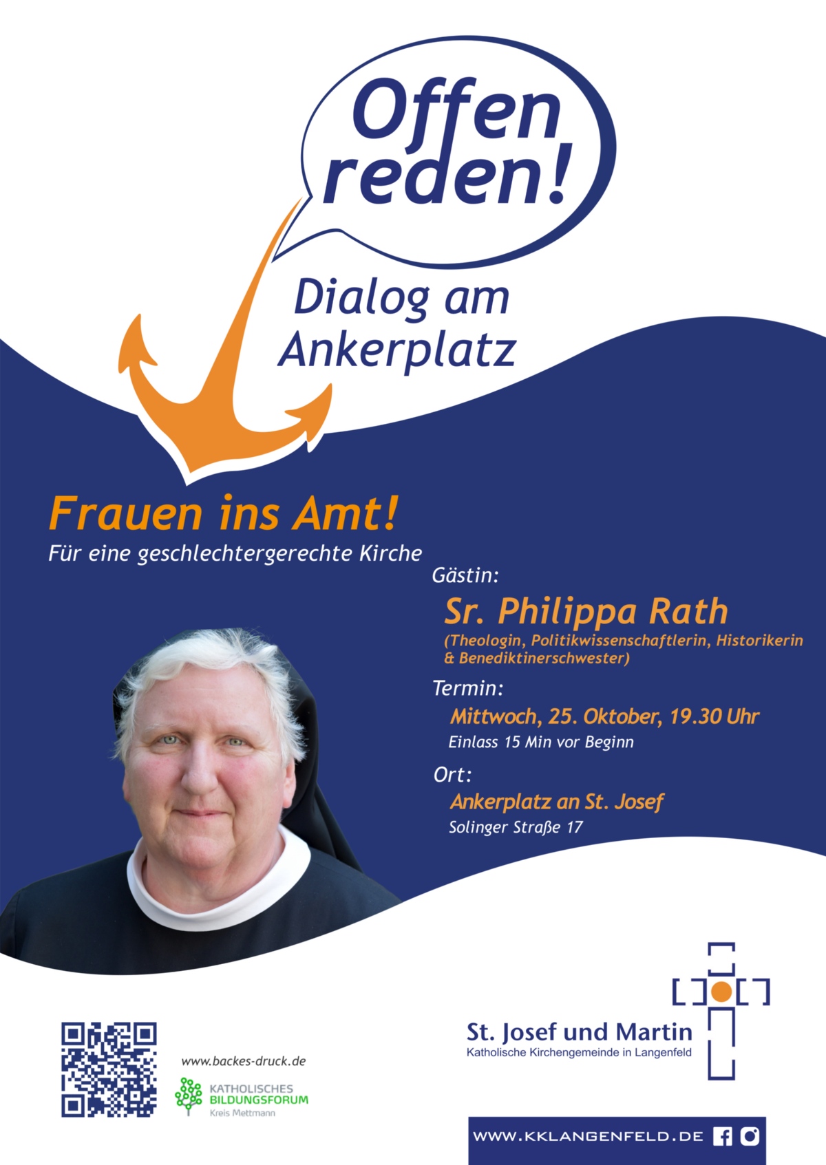 Plakat Offen Reden Oktober 2023