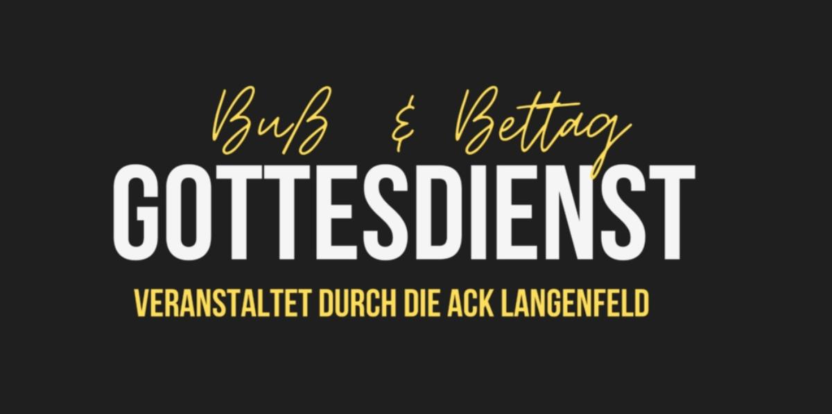 ACK Werbung Buß & Bettag 2024
