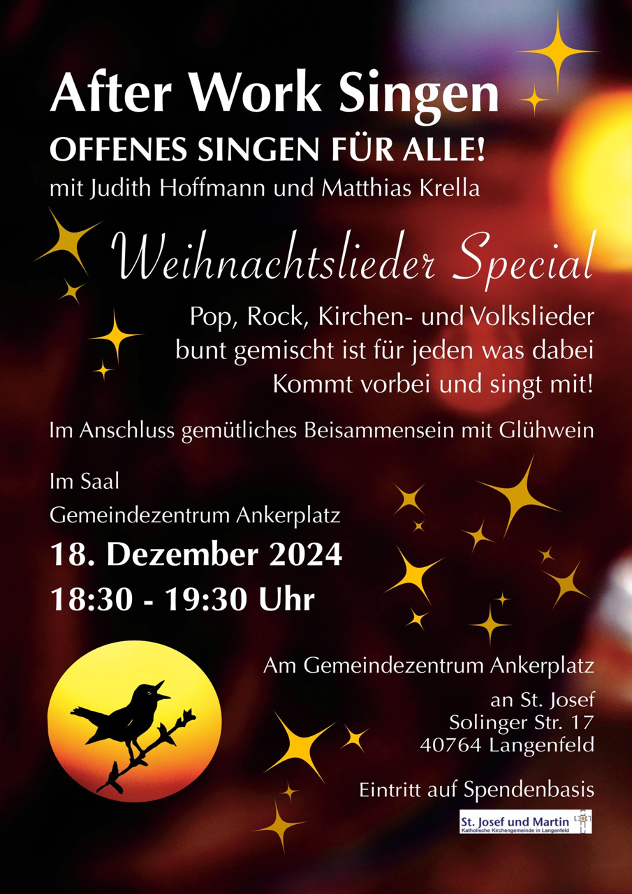 Afterworksingen Dezember 2024