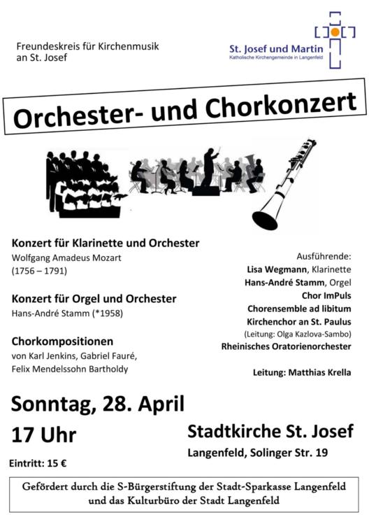 Konzert Plakat April 2024