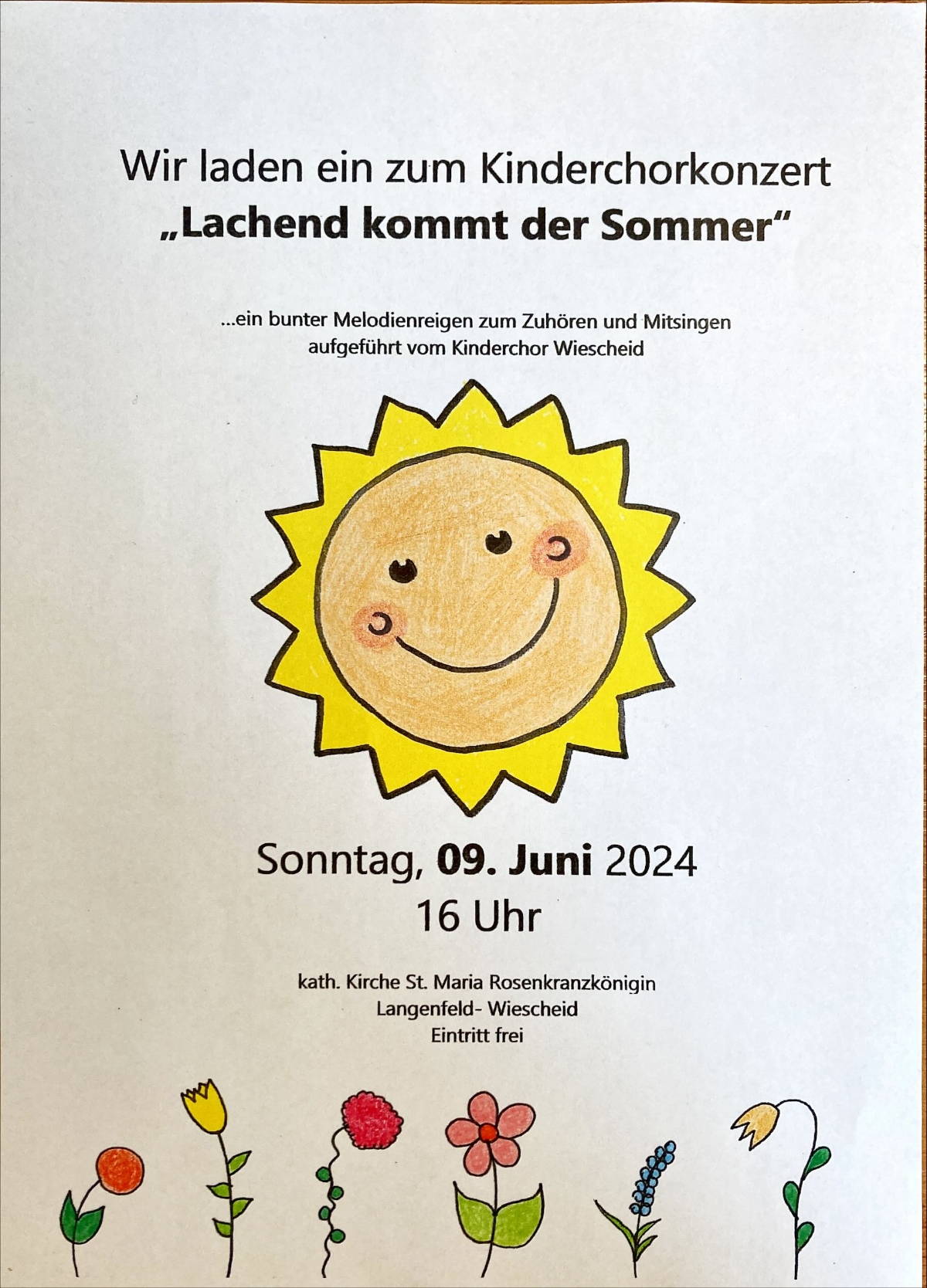 Lachend kommt der Sommer
