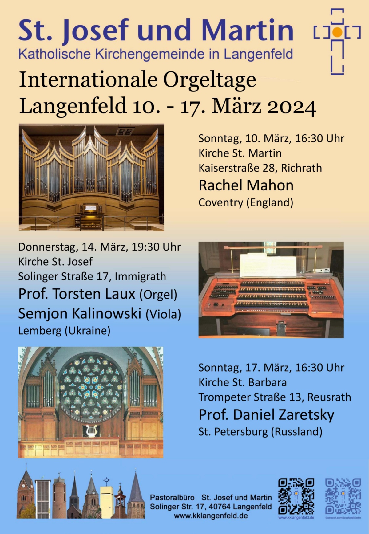 Plakat A4 Orgelwoche 24