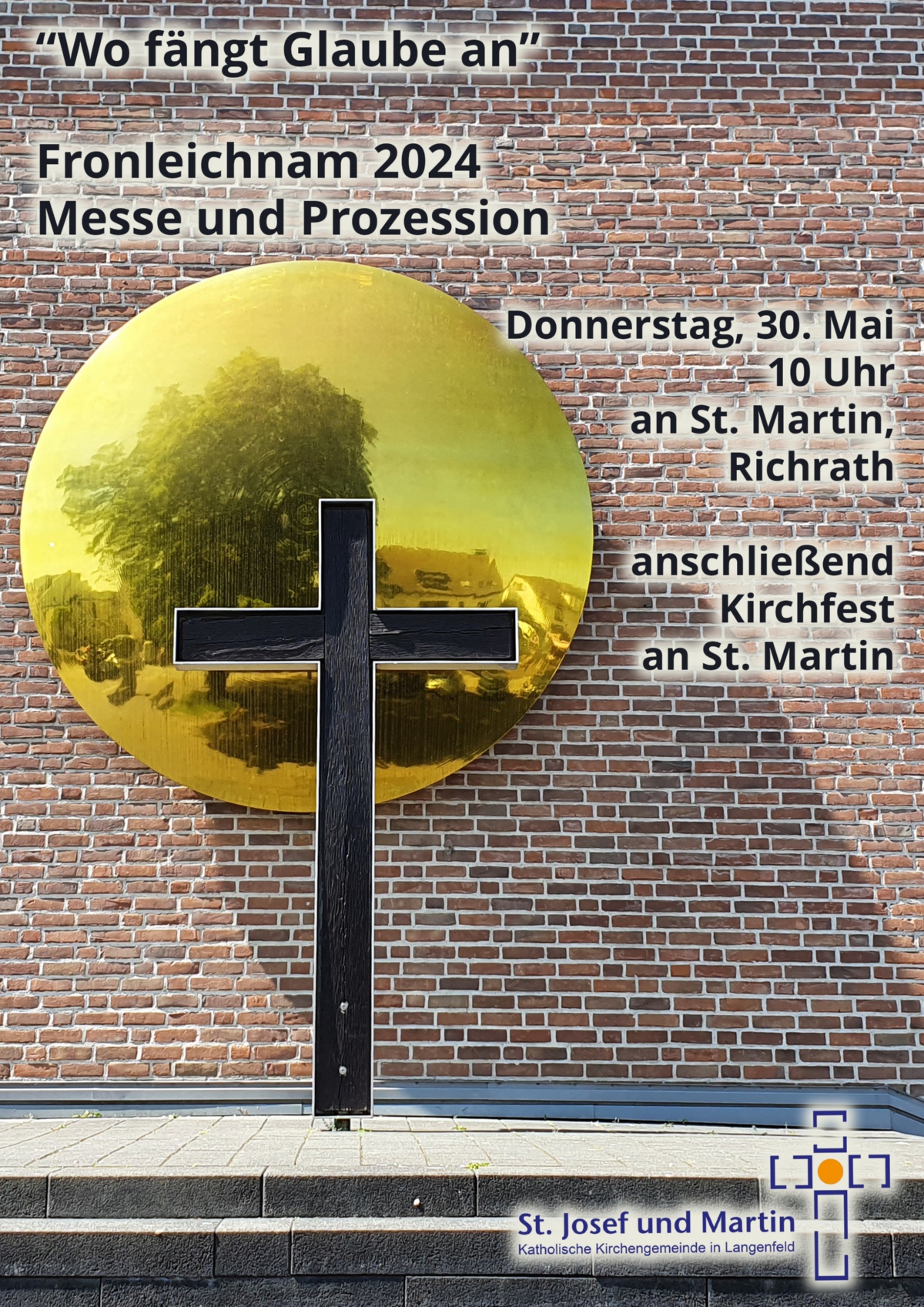 Plakat Fronleichnam 2024