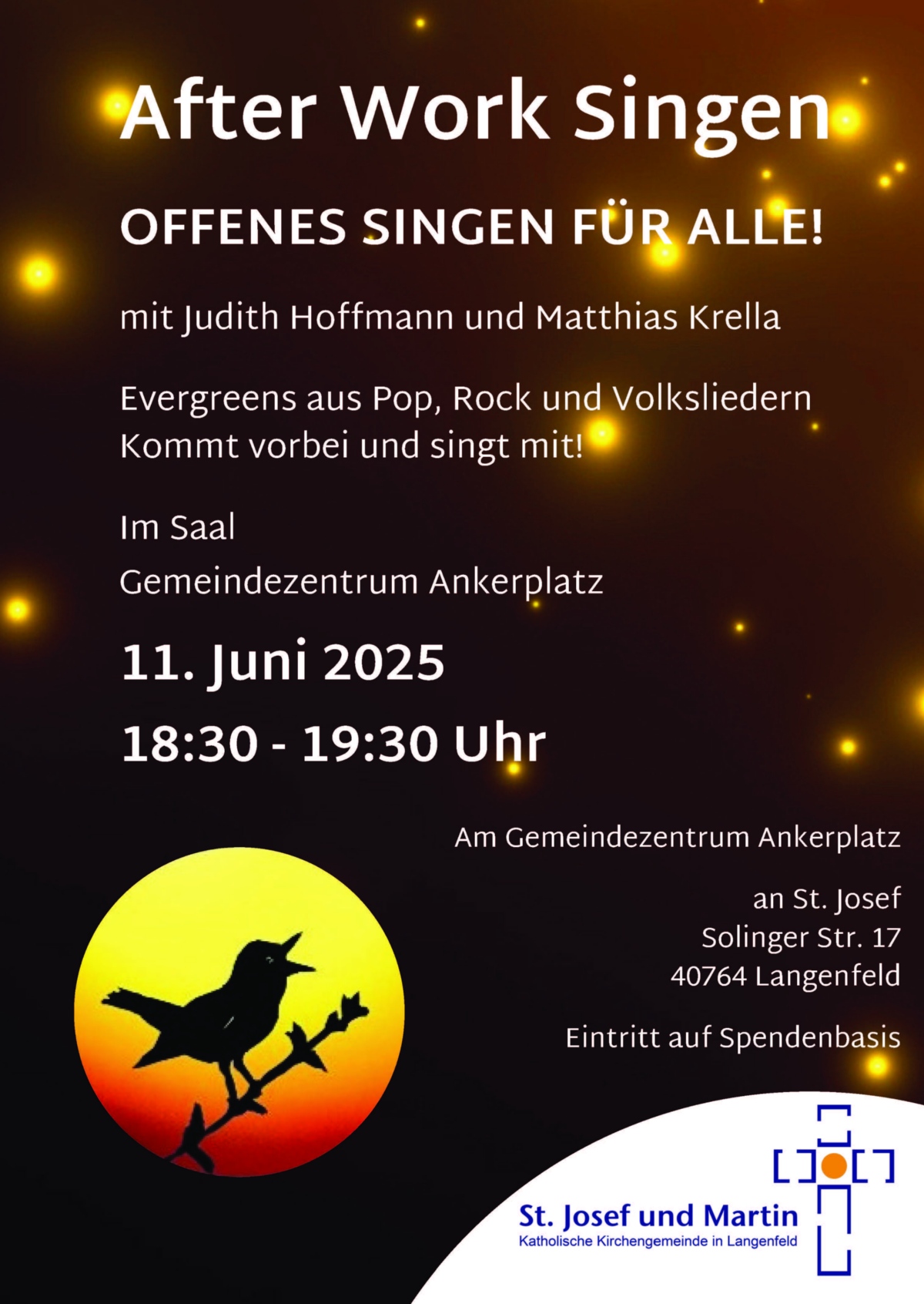 Afterworksingen Mai 2025