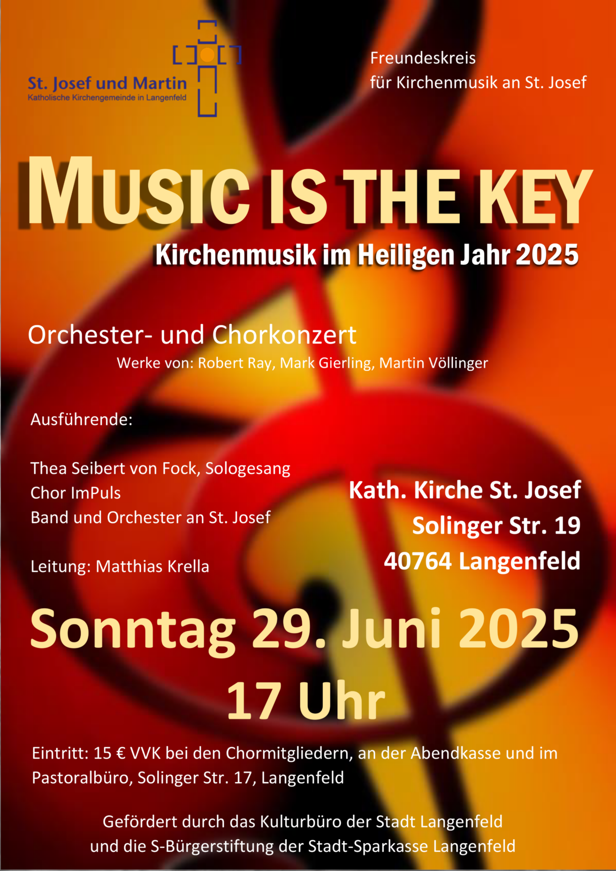 Konzert Juni 2025 Plakat