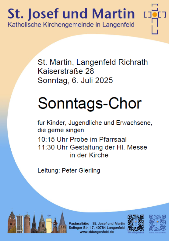 Sonntags-Chor 6.7.25