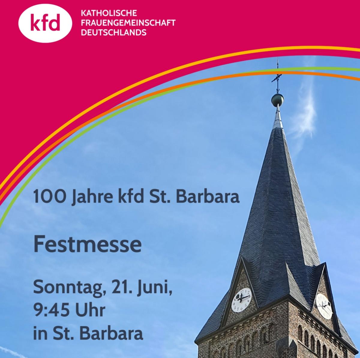 100 Jahre kfd St Barbara