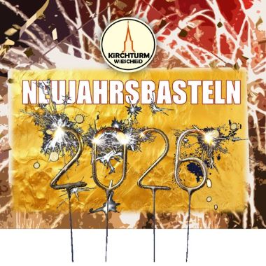 Neujahrsbasteln 2026 Symbol