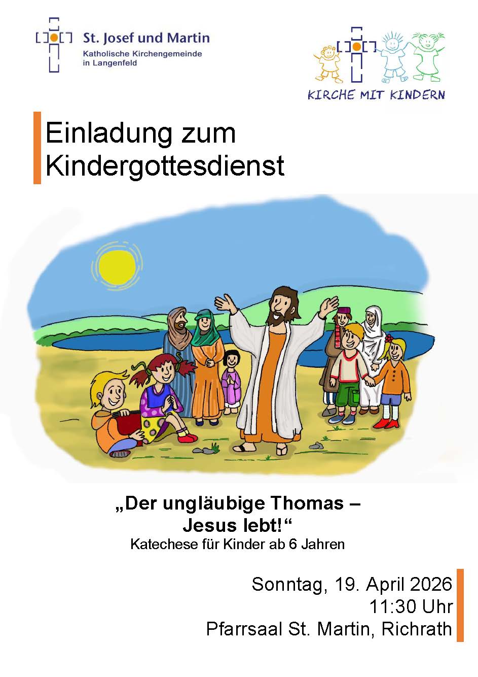Plakat Der ungläubige Thomas 2026
