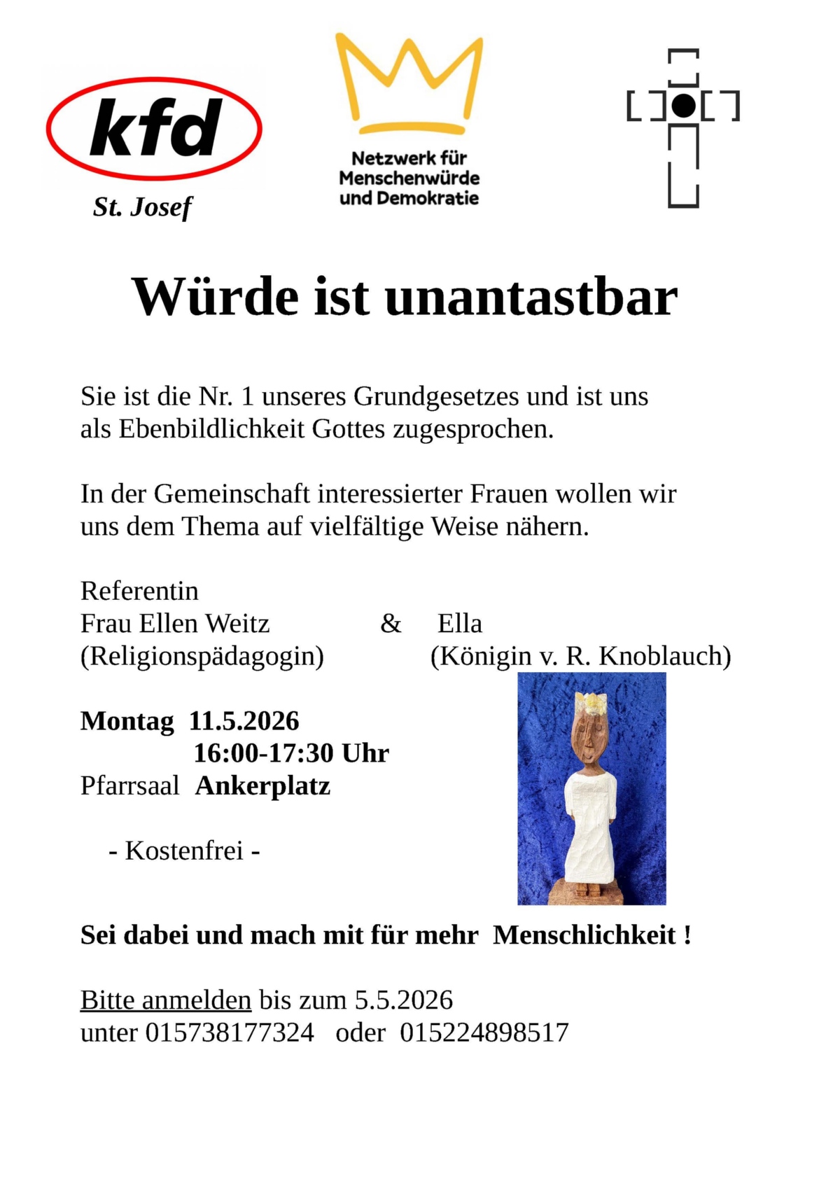 Würde-Plakat