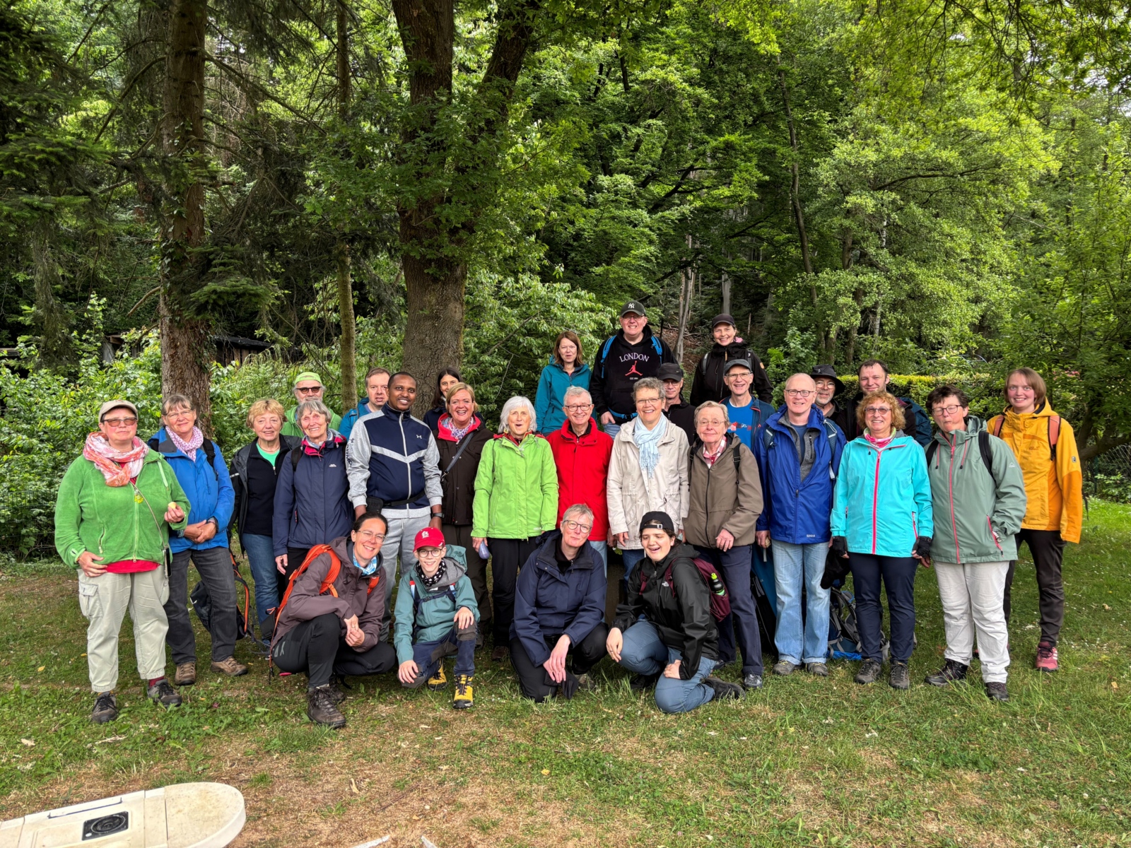 Die Gruppe in Dürscheid