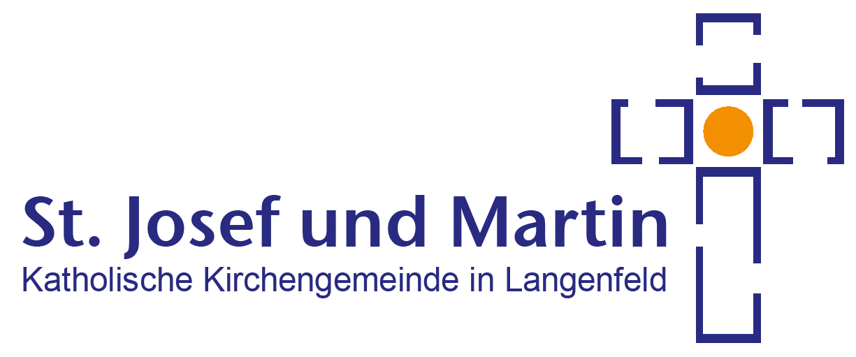 Schriftzug St. Josef und Martin, Kirchengemeinde und Logo