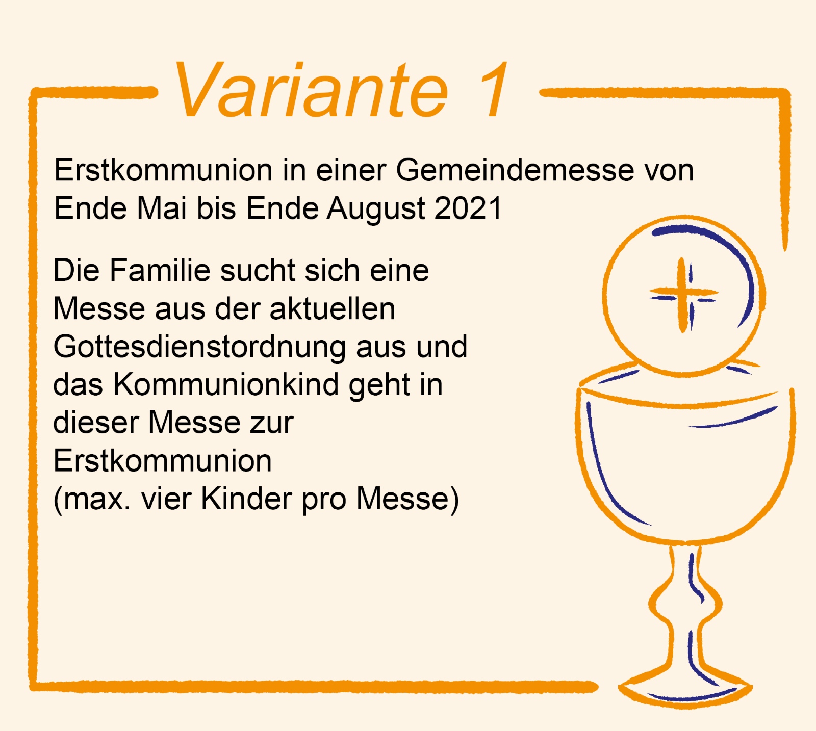 Erstkommunion Variante 1
