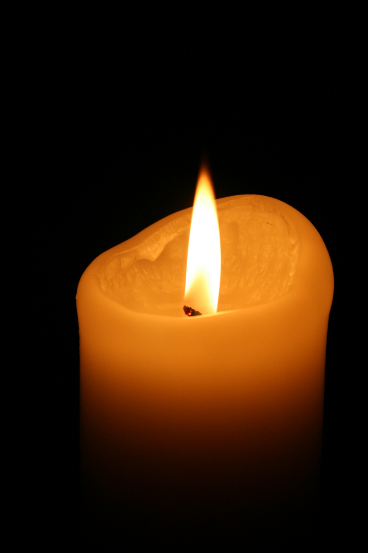 Kerzenflamme, Feuer, Wärme, Licht,  Kerze bringt Licht Wärmequelle, Ex-Bild-DB-ID: 10803